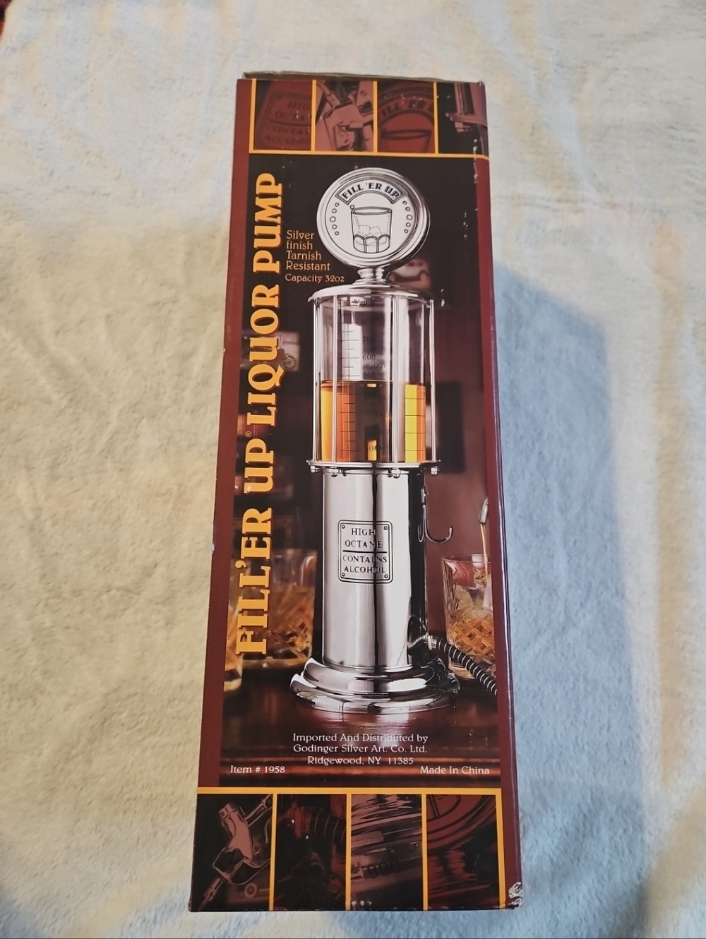 Filler Up Liquor Pump - Silver Finish